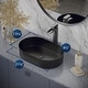 preview thumbnail 7 of 18, Karran Cinox Stainless Steel Oval Vessel Sink