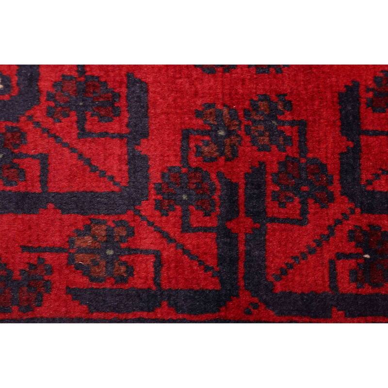 ECARPETGALLERY Hand-knotted Finest Khal Mohammadi Red Wool Rug - 4'1 x 6'1