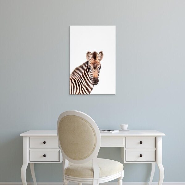 Easy Art Prints Tai Prints's 'Baby Zebra' Premium Canvas Art