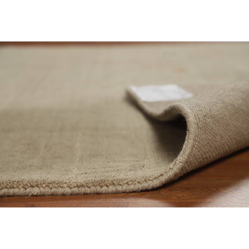 Hand Knotted Oriental 100% Wool Carpet Tribal Animal Pictorial Beige & Ivories Gabbeh Area Rug - 6' 5'' X 4' 8''