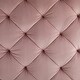 preview thumbnail 13 of 14, Corvus Kamdon Tufted Velvet Chesterfield Square Ottoman with Gold leg
