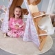preview thumbnail 4 of 3, Book Nook Tent with Shelves - Brown