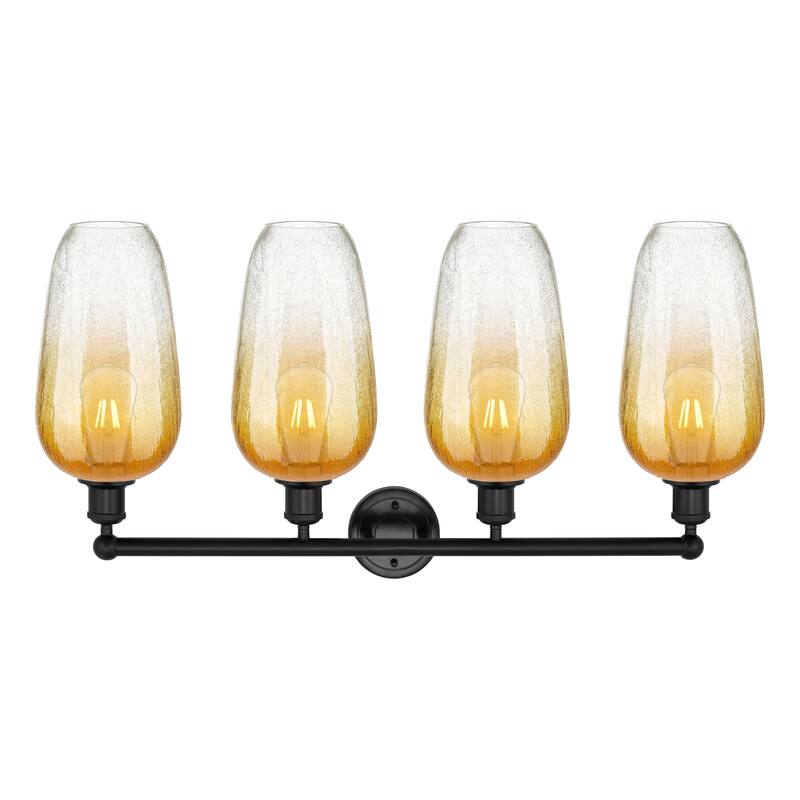 Innovations Lighting Endless Possibilities Edison - Brookhaven Flute - 4 Light 34" Bath Vanity Light