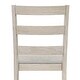 preview thumbnail 16 of 14, Hillsdale Furniture Spencer Wood Ladder Back Dining Chair, Set of 2, White Wire Brush