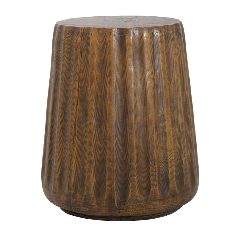 Christopher Knight Home - Redwooda Modern Outdoor MGO Side Table with Tree Stump Design