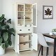 preview thumbnail 20 of 25, VEIKOUS 72 in. H Kitchen Storage Pantry Cabinet Closet with Doors and Adjustable Shelves