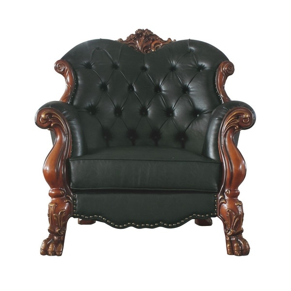 Oversized faux leather chair sales