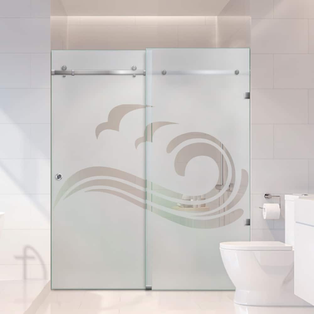 Frameless Sliding Glass Shower Door
