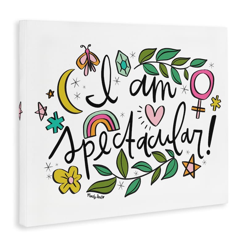 Stupell Motivational I Am Spectacular Canvas Wall Art Design By Mandy Ford Art + Illustration