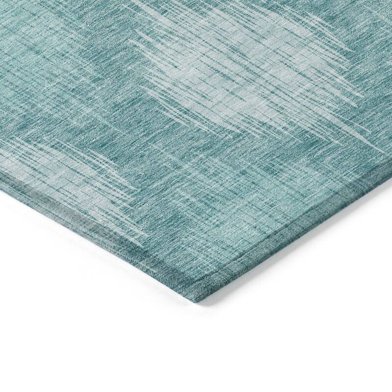 Machine Washable Indoor/ Outdoor Chantille Contemporary Geo Rug