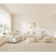 preview thumbnail 5 of 14, 66" Fabric Sofa Sets Modern Loveseat Sofas for Living Room