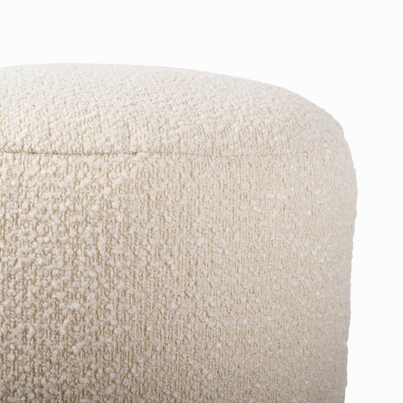 Allan Andrews Foot Pouf Barbet Natural