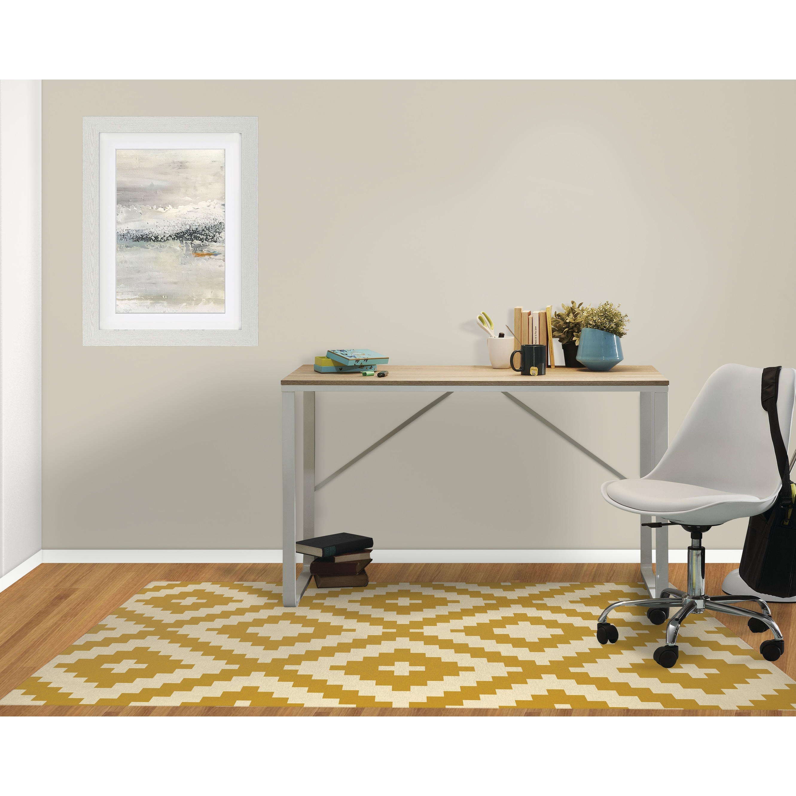 Shop Kilim Target Gold Chair Mat By Kavka Designs Overstock 31817738