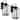 2 Pack 1-Light Outdoor Matte Black Wall Sconce
