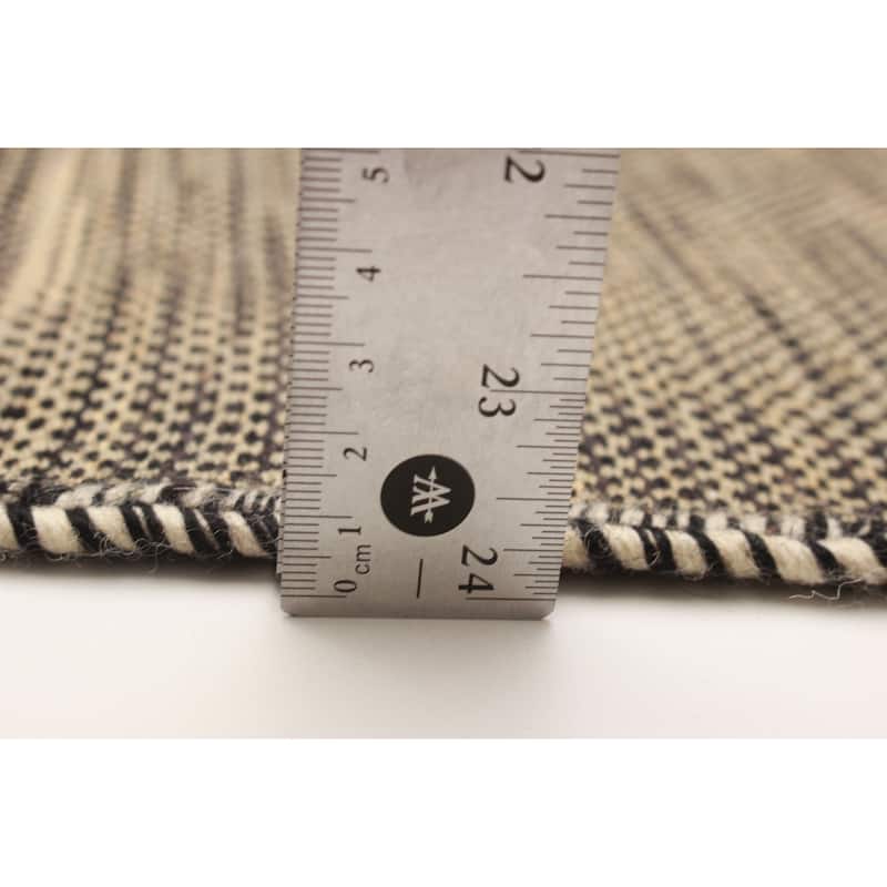 Ankara FW Black Kilim 5'11" x 8'1" - 5'11 x 8'1