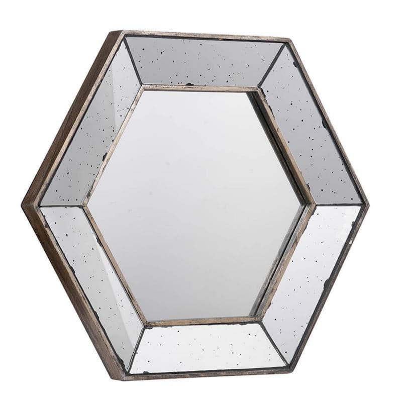 Hexagonal Wall Mirror
