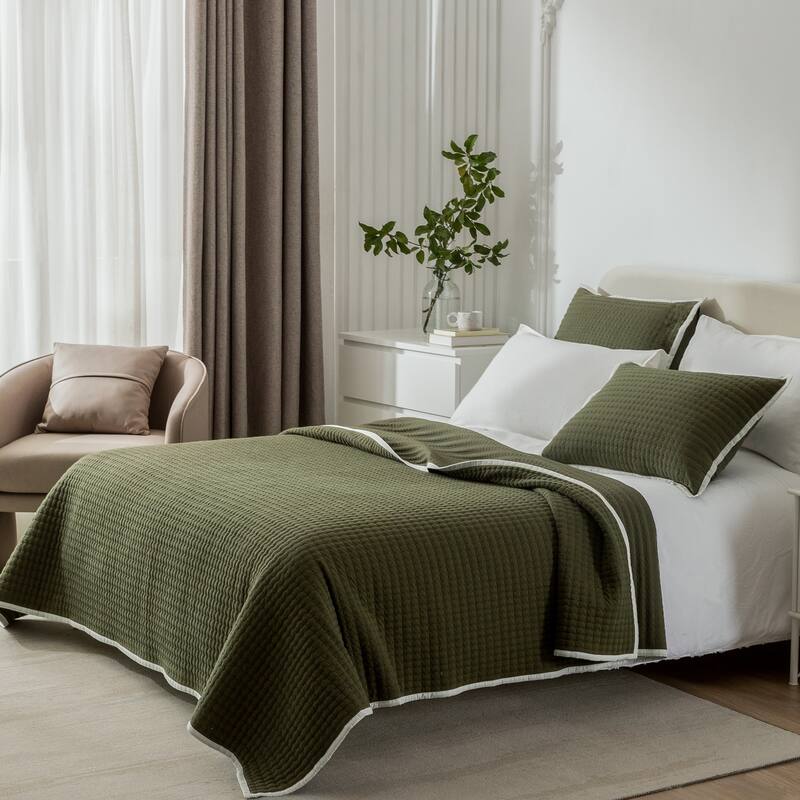 Cotton Reversible 3 Piece Quilt Set