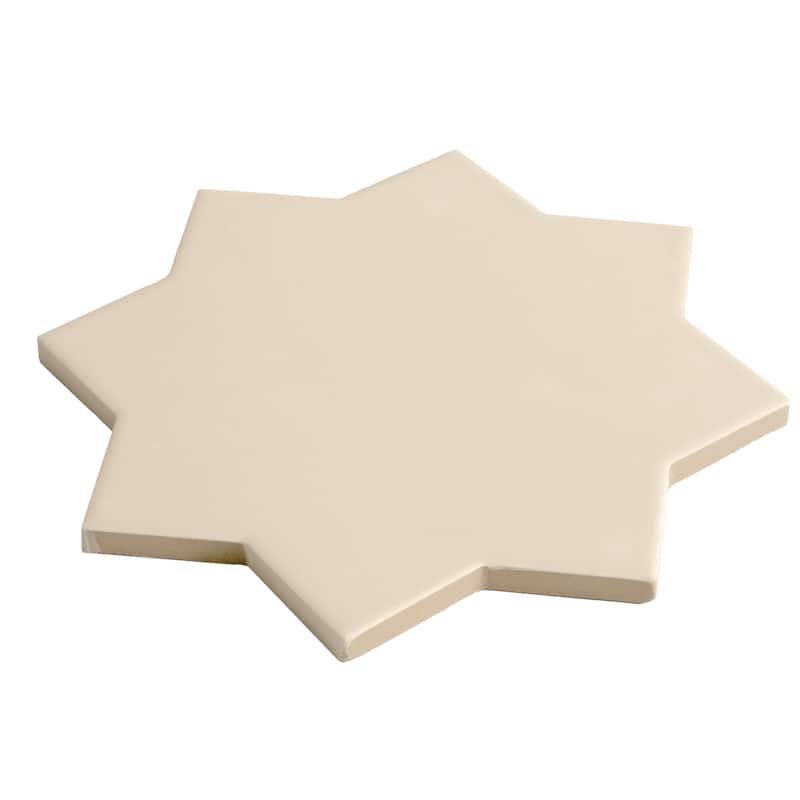 Seville 7" Star with 5" Cross Matte Porcelain Wall and Floor Tile (10.62 sq ft/case) - 68 Pack