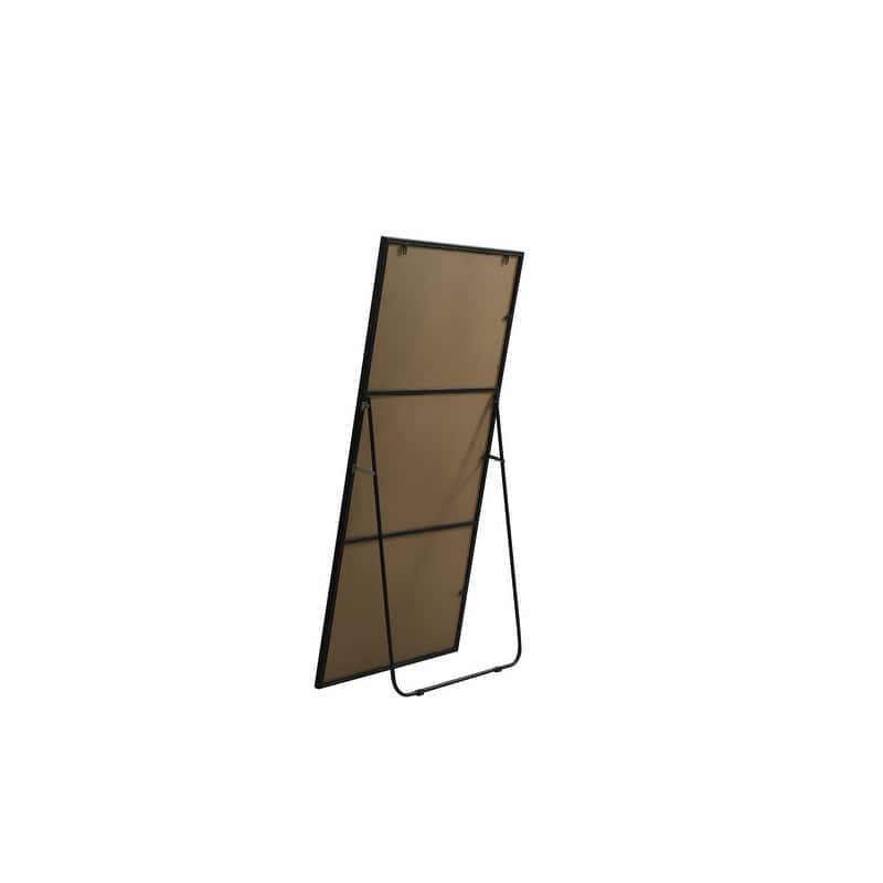 Indigo Home Metal Frame Rectangle Full Length Mirror 30x60 Inch