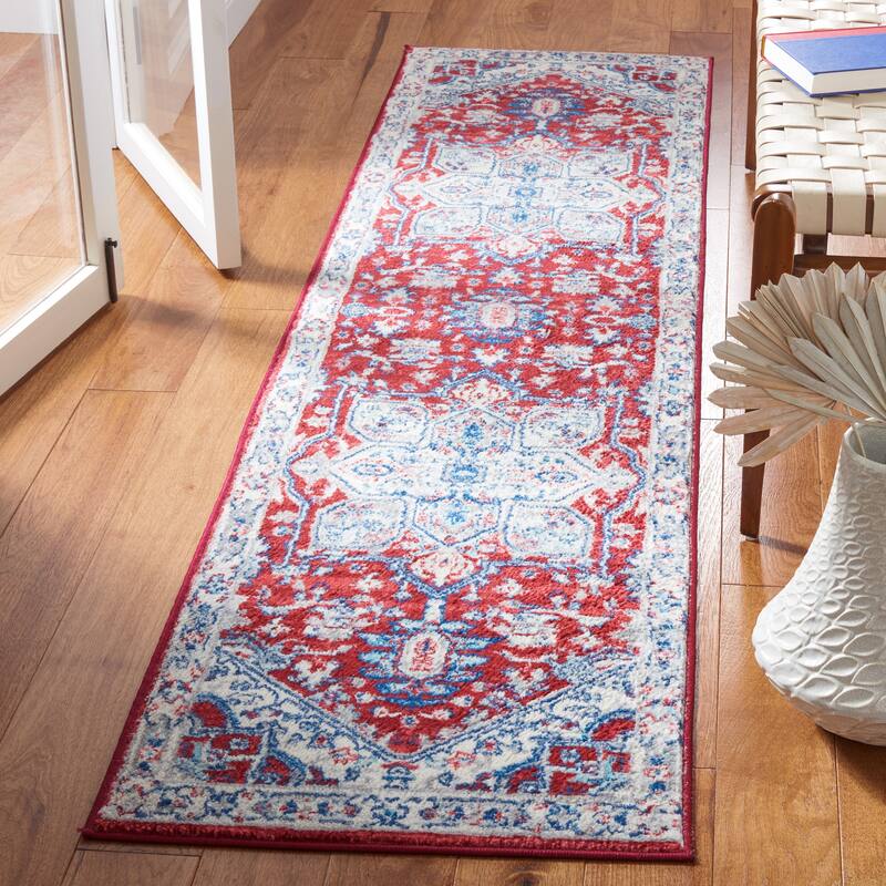 SAFAVIEH, Brentwood Gretha Traditional Oriental Rug - 2' x 8' Runner