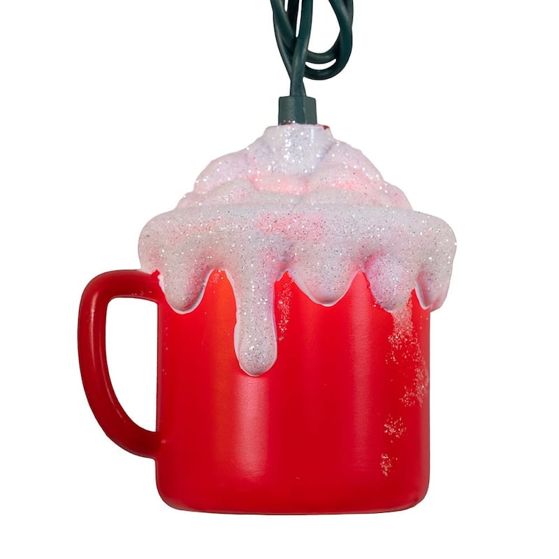 Kurt Adler 9-Foot UL 10-Light "Hot Cocoa" Light Set