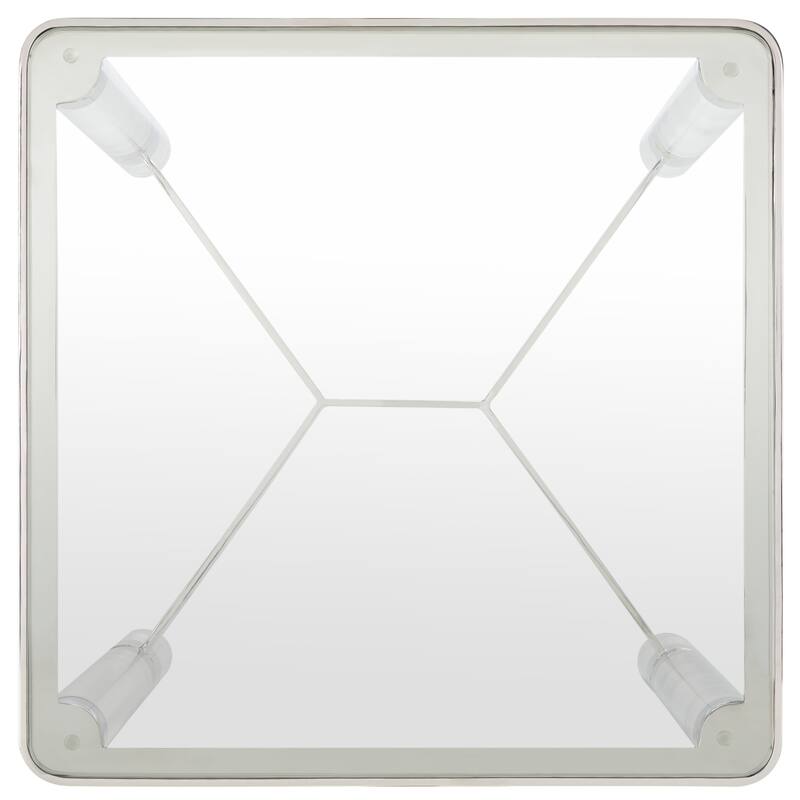 SAFAVIEH Couture Guler Acrylic Accent Table - 20 In W x 20 In D x 24 In H - 20Wx20Dx24H