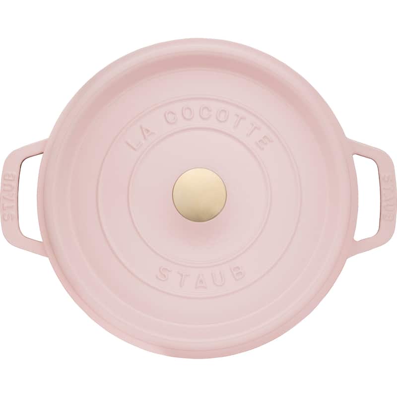 STAUB Cast Iron 4-qt Round Cocotte