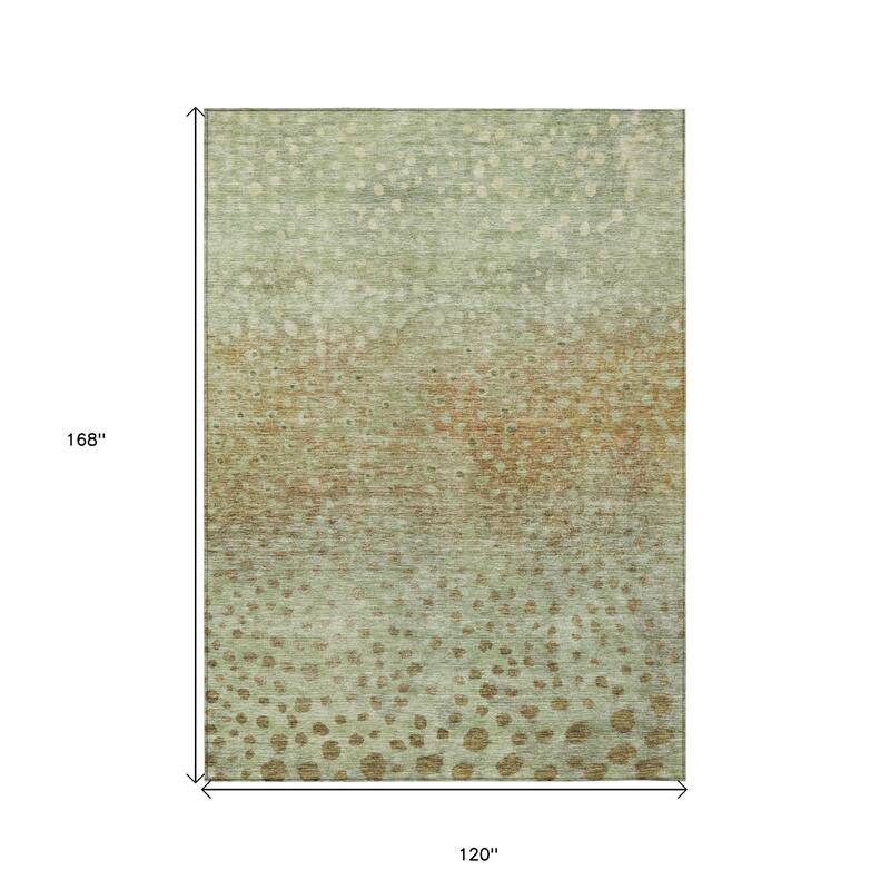 HomeRoots Abstract Transitional Rectangle Outdoor Rug