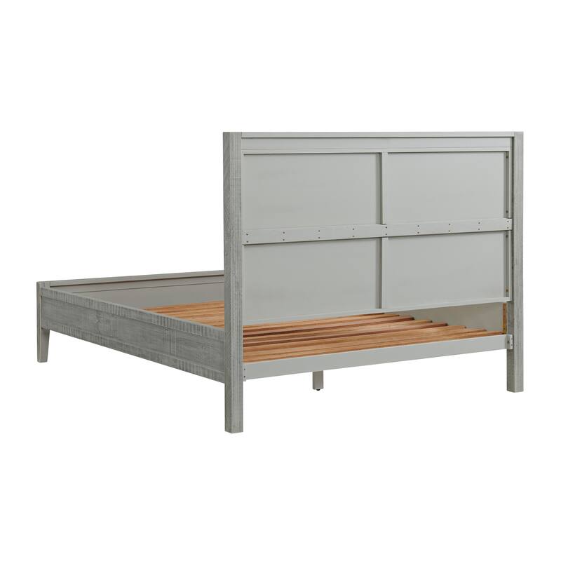 Arden 5-Piece Wood Bedroom Set with Queen Bed, Two 2- Nightstands with open shelf, 5-Drawer Chest, 6-Drawer Dresser