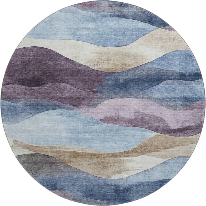 Premium Washable Super Soft Modern Waves Mayfield Rug