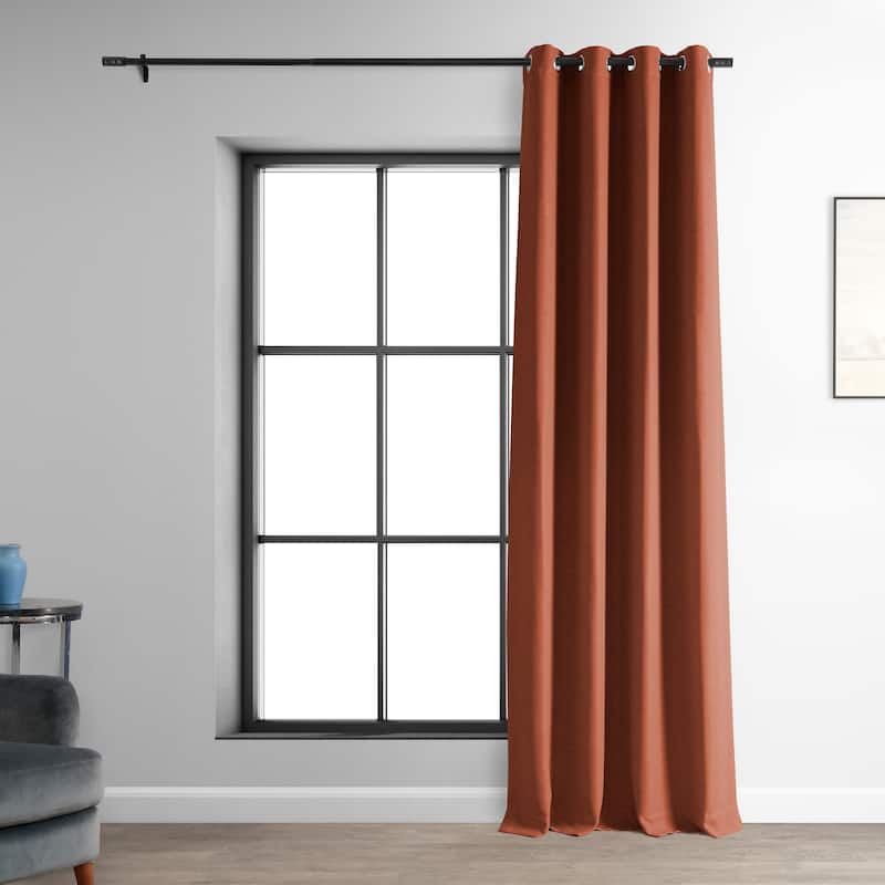 Exclusive Fabrics Grommet Bellino Room Darkening Curtain (1 Panel) - 50 x 120
