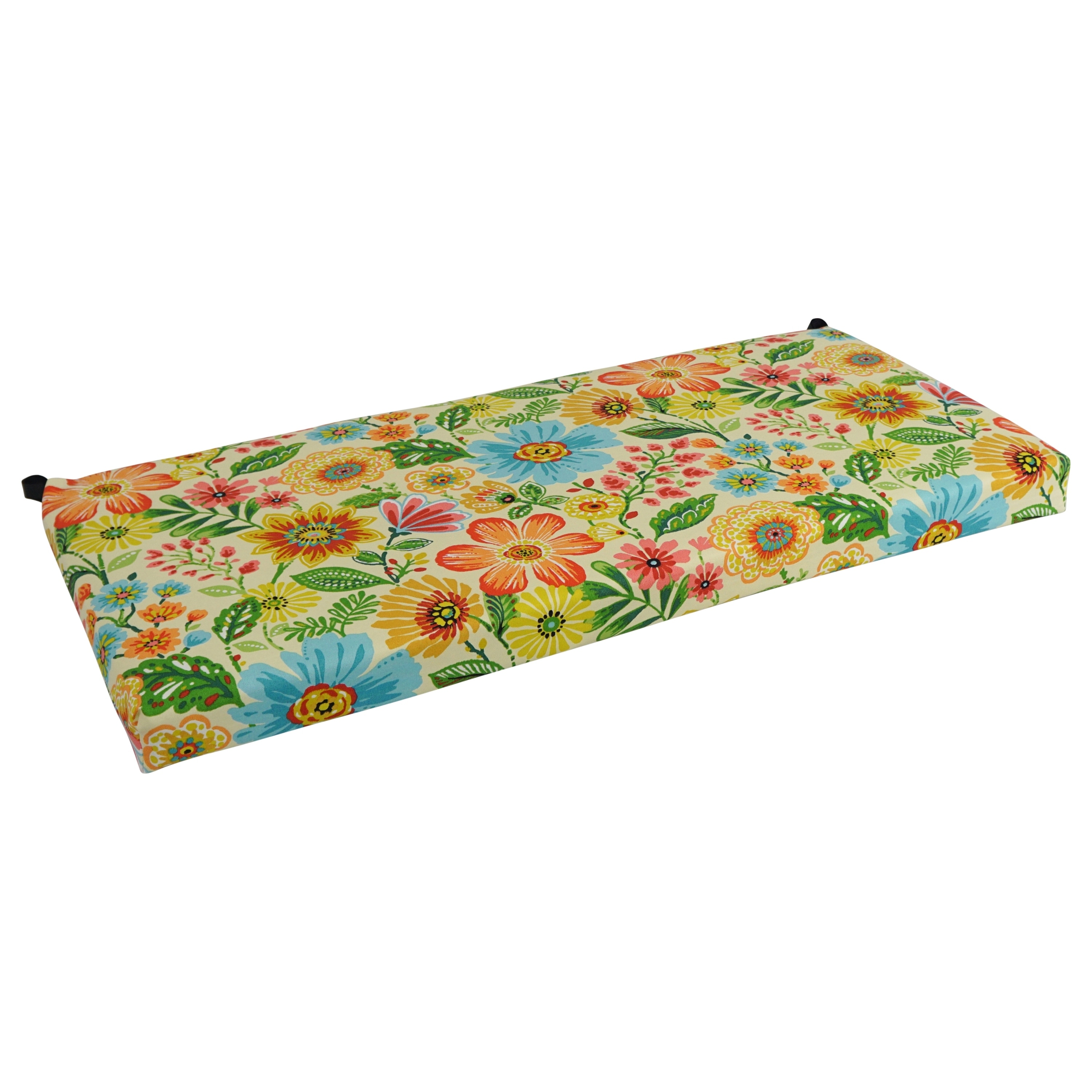 как выглядит Blazing Needles 45-inch All-Weather Bench Cushion - 45 x 19 фото