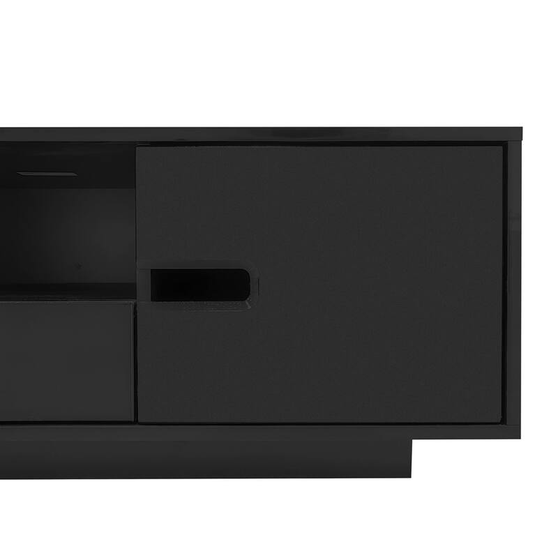 Living Room Modern High Glossy Rectangle Coffee Table