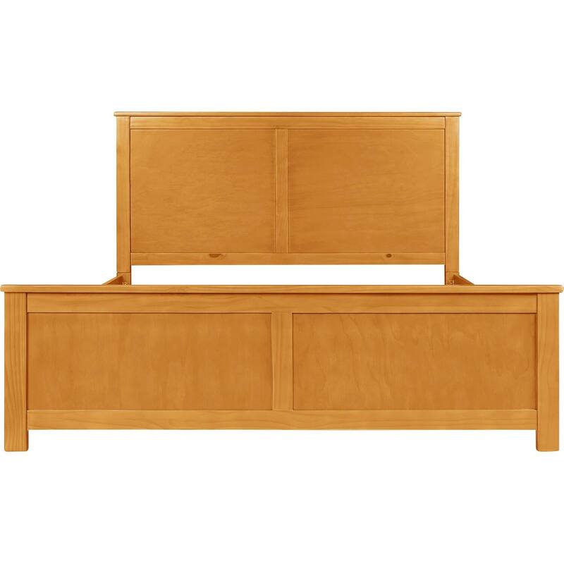 Wooden Platform Bed - Seaside Style Bed Frame - Modern & Traditional Design