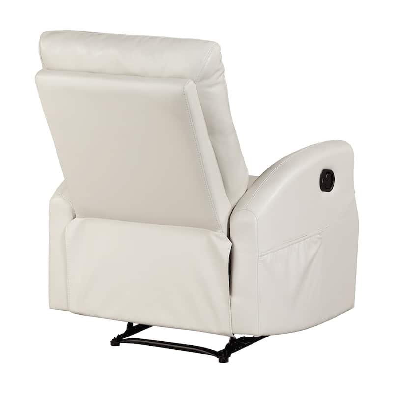 Centralia 29" Faux Leather Manual Recliner, Armrest with Pocket