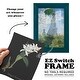 preview thumbnail 41 of 118, Orchid on Slate III -Framed Print w/glass-Cherry Red