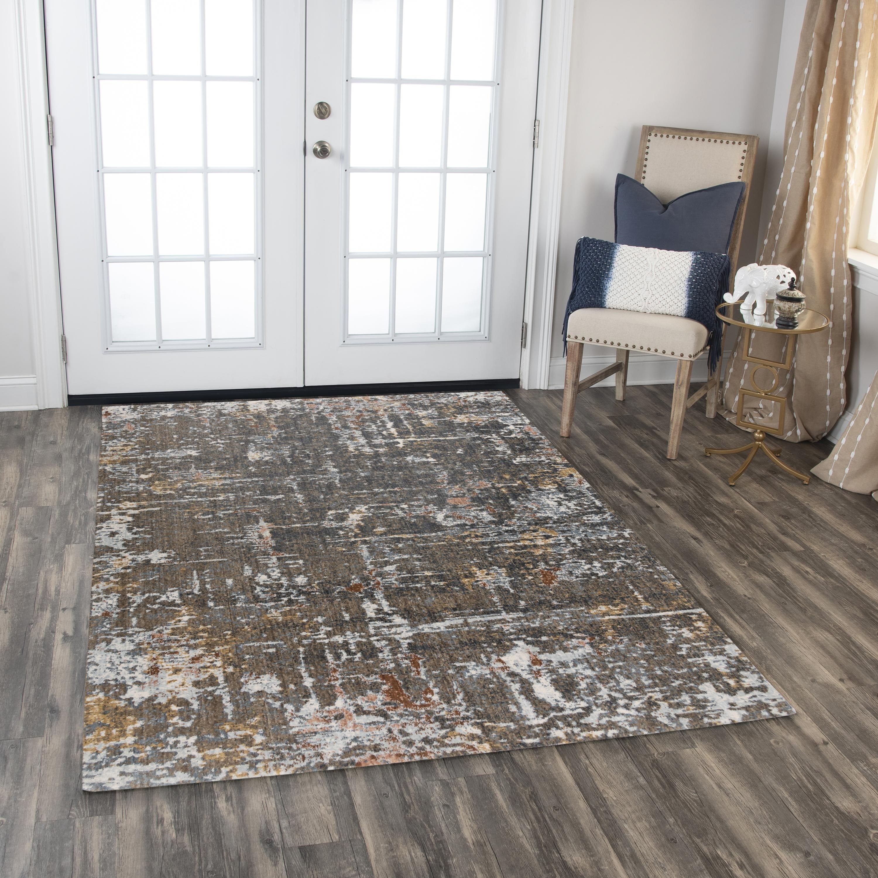 Alora Decor Jade Transitional Multi Recycled Polyester Area Rug