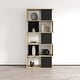 preview thumbnail 1 of 11, Prato Bookcase Oak/Black