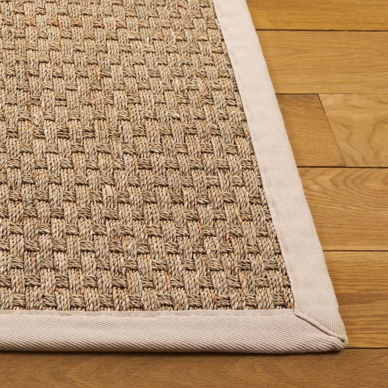 SAFAVIEH Natural Fiber Zymryd Basketweave Seagrass Rug