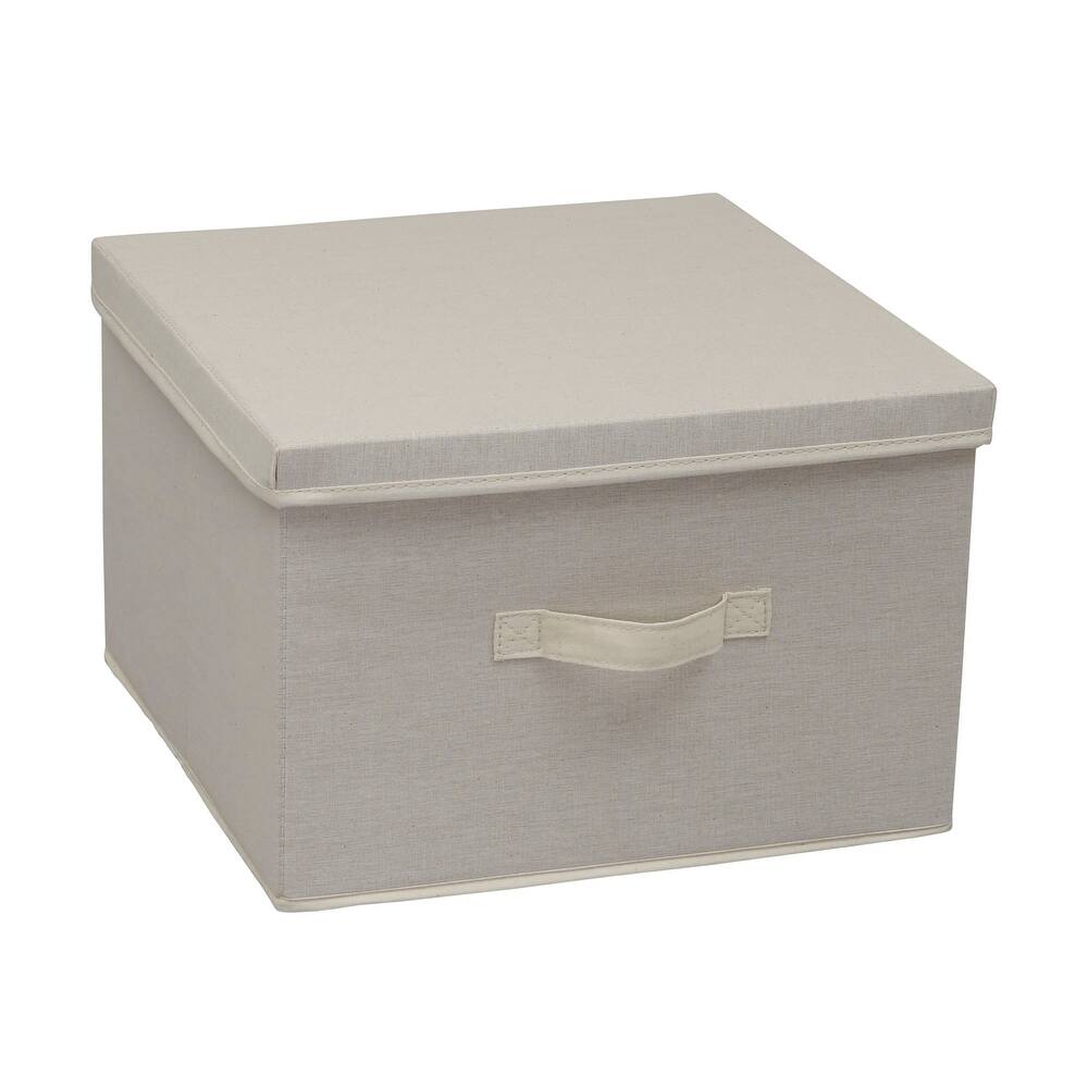 Household Essentials Storage Box With Lid With Sturdy Sides