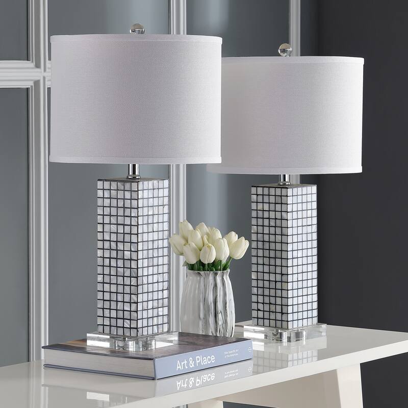 SAFAVIEH Lighting 26-inch Skagway Table Lamp (Set of 2) - 13"W x 13"D x 26"H