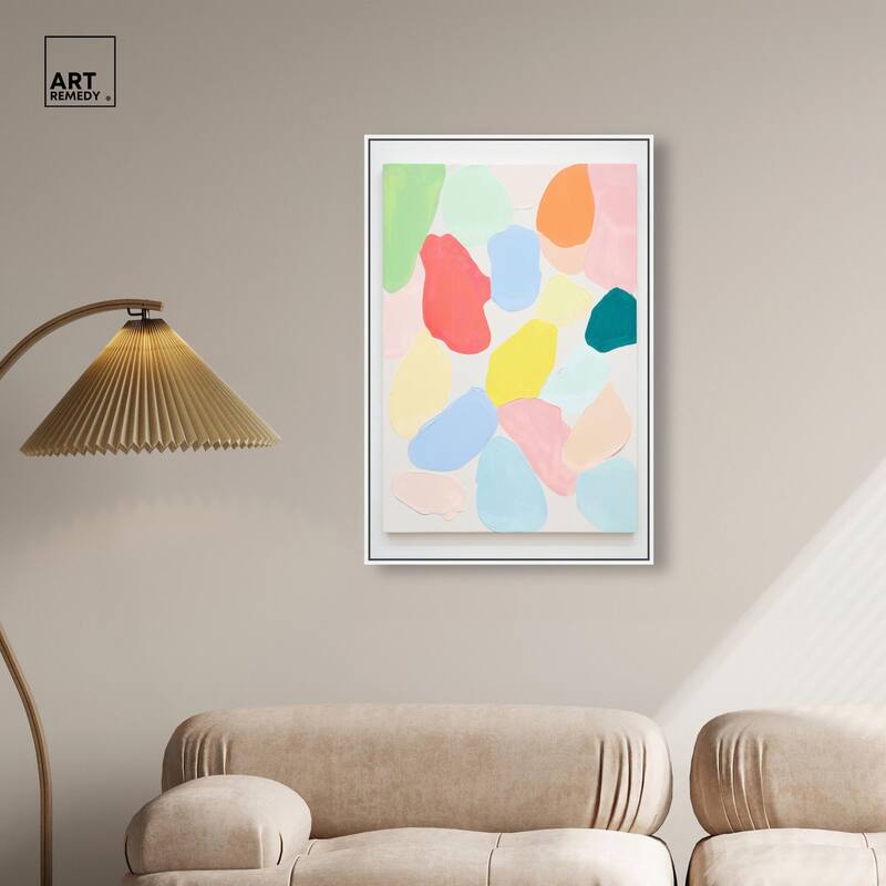Sorbet Smudges II Canvas by Art Remedy