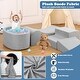 preview thumbnail 7 of 5, Soft Foam Climbing Blocks with Ball Pit for Toddlers 1-3 - Grey