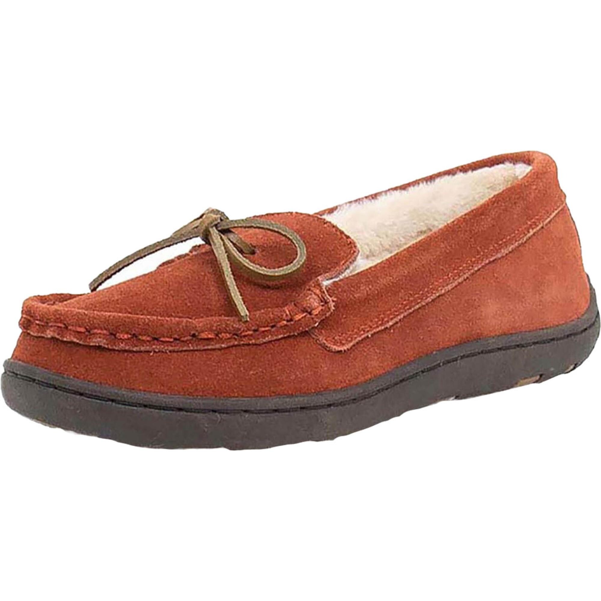 moccasin type slippers
