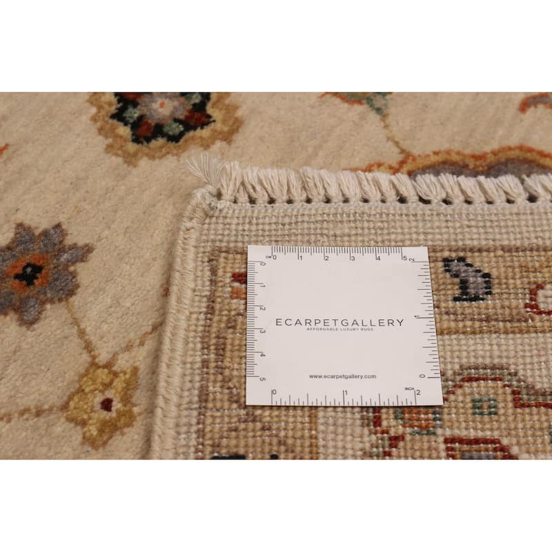 ECARPETGALLERY Hand-knotted Jamshidpour Cream Wool Rug - 4'1 x 6'2