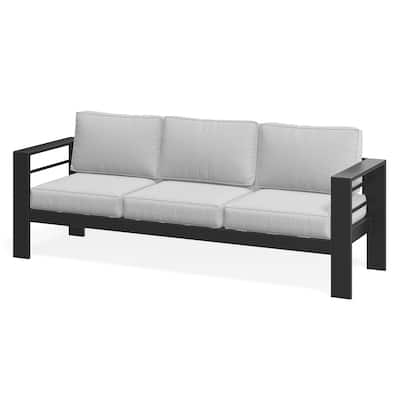 All-weather Outdoor 3 Seats Sofa Couch for Balcony, Garden, Deck, Backyard
