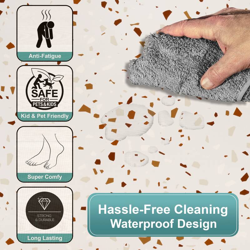 Sorbus 80 Sq. Ft. Wood Grain Floor Tiles Foam Mat EVA Interlocking Mats Tile 3/8-Inch Thick Flooring Wood Puzzle Exercise Mats