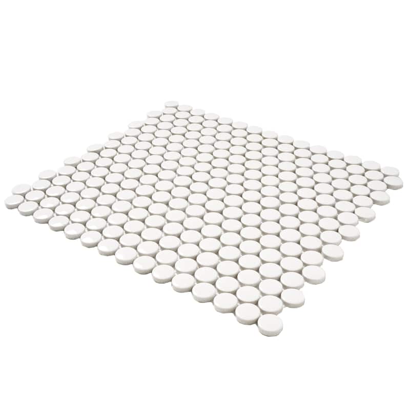 Rivonia 0.75 inch Glossy Penny Round