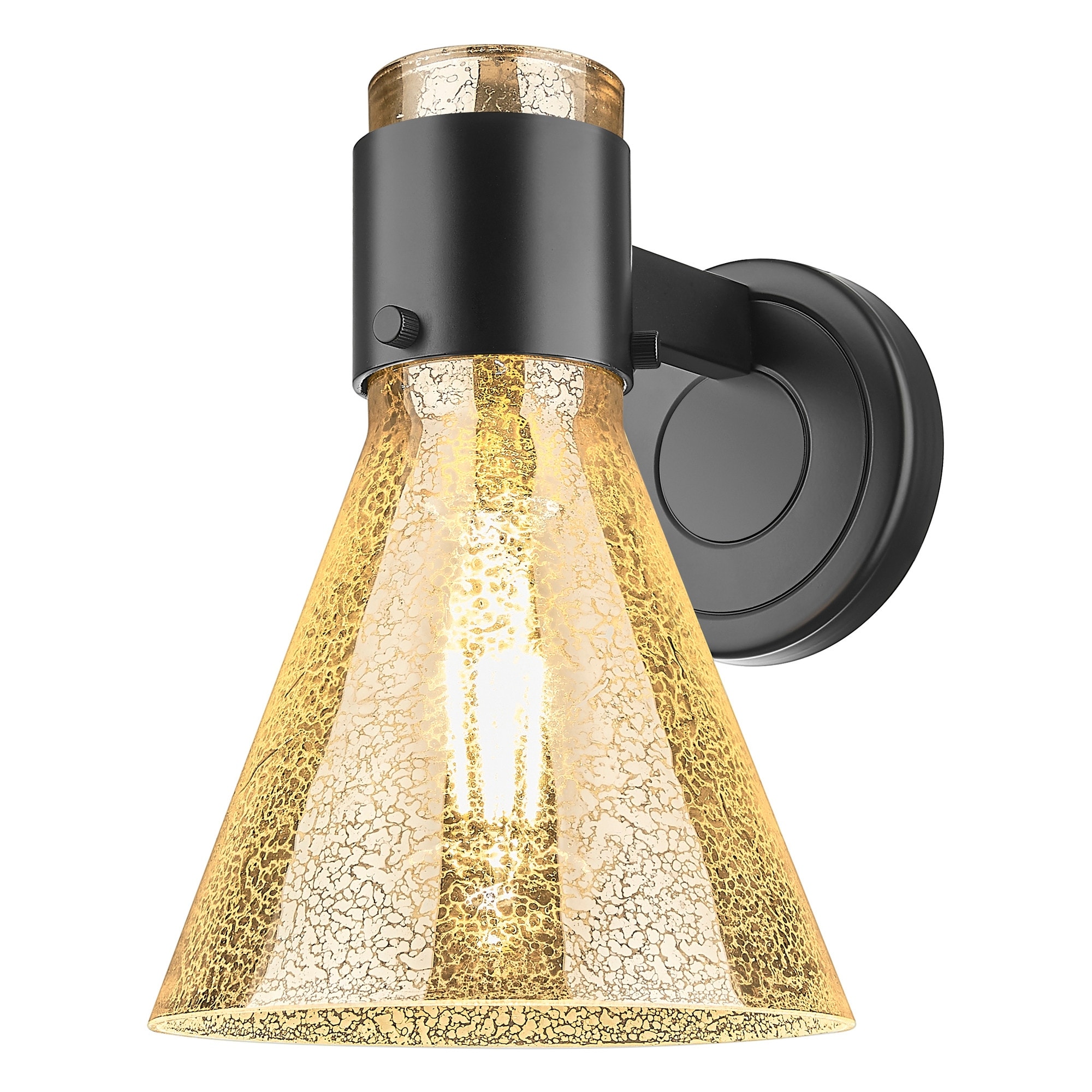 Innovations Lighting 464-1W-G464C-7ME Lawton Cone 9" Tall Bathroom