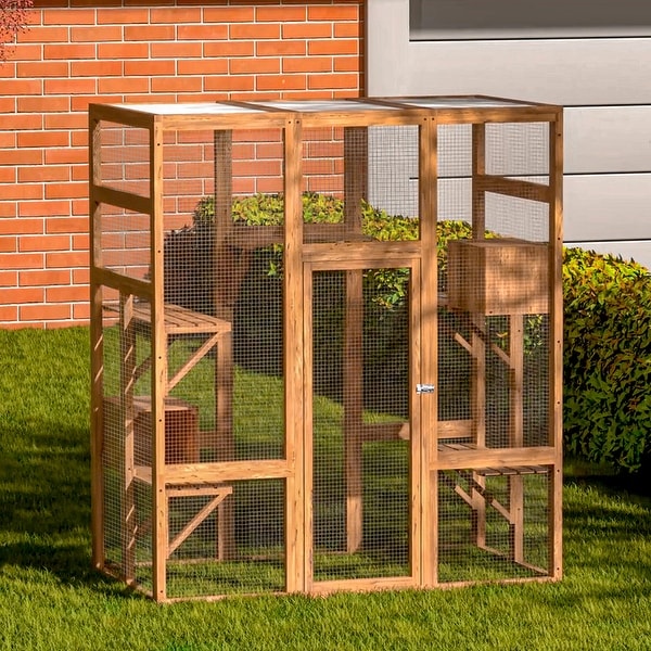Outdoor pet cages for cats online